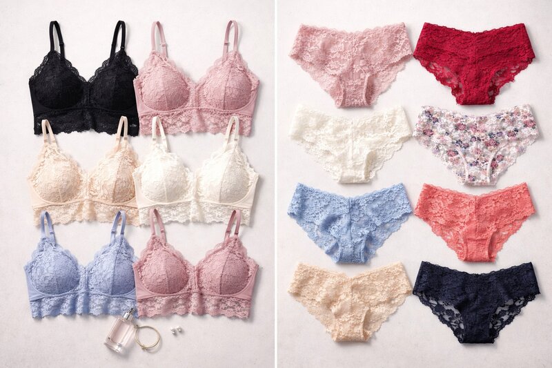 Dresuri/ sosete, cravate, boxeri/ chiloti, bustiere, esarfe, haine diverse.